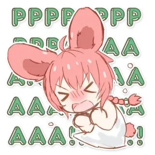 😡 PPPPPPPPPPP
AAAAAAA
AAAAAAA
AAAAAAA! Anime, Kreskówka, Słodkie, Sfrustrowany, Zły, Dziewczyna, Królik telegram sticker