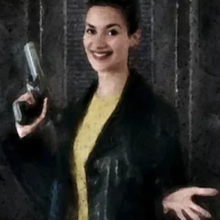 👐 arma, mulher, pistola, arma, violência telegram sticker