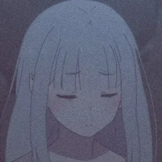 💌 Anime, Triste, Garota, Mangá, Emocional telegram sticker