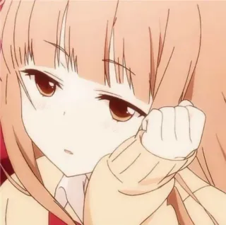 😒 anime, girl, kawaii, cute, manga whatsapp sticker