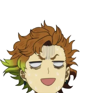 😡 애니메이션, 만화, 만화, 걱정, 땀, 표정 telegram sticker