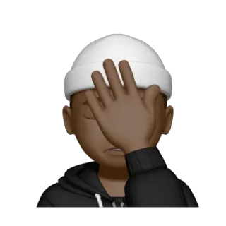 🤦‍♂️ Facepalm, Emoji, Decepção, Frustração, Arrependimento, Tapa telegram sticker