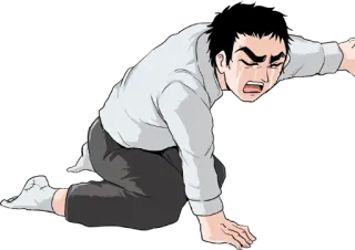 😭 плачущий, грустный, расстроенный, мужчина, огорчённый telegram sticker