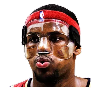 😯 LeBron James NBA, basket, LeBron James, sport, giocatore telegram sticker