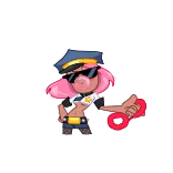 Unlocked emoji - @DMJ_Stickers telegram emojis 👮‍♀