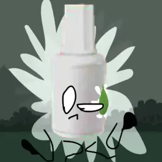 😱 object show, nail polish, sad, exhausted telegram sticker