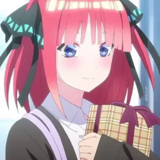 🦋 Nino Nakano The Quintessential Quintuplets Anime, Las Quintillizas, Nino Nakano, Regalo telegram sticker