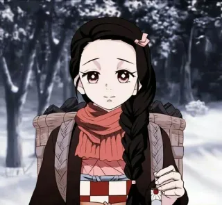 ⛓ Nezuko Kamado Demon Slayer Anime, Demon Slayer, Nezuko, Nezuko Kamado, Manga, Kartun telegram sticker