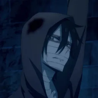 🦇 Isaac Foster Angels of Death Anime, Darah, Isaac Foster, Angels of Death, Horor, Karakter telegram sticker