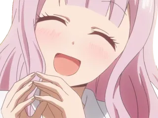 ☺️ Chika Fujiwara Kaguya-sama: Love Is War anime, Chika, Kaguya-sama, fofa, menina, sorriso whatsapp sticker