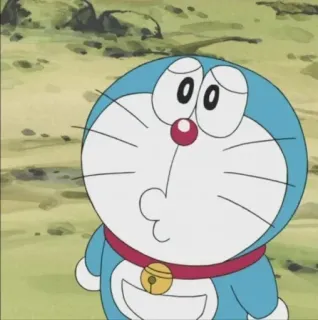 🤔 Doraemon doraemon, mèo, robot, hoạt hình, anime, nhật bản whatsapp sticker