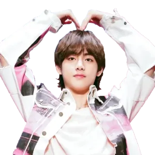 ❤️ V K팝, BTS, 한국 팝, 가수, 연예인, 아이돌, 뷔, 김태형 telegram sticker
