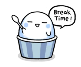 Just a Snowball @Nekosticker telegram stickers