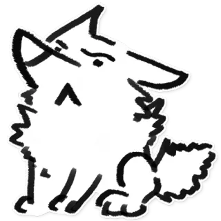 😠 собака, милый, щенок, животное, питомец, мультик telegram sticker