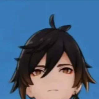 😠 Zhongli Genshin Impact Аниме, Игра, Genshin Impact, Чжун Ли telegram sticker