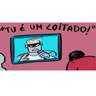 👉 TU É UM COITADO! telegram sticker