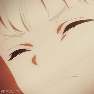 ๐ฒ @Fix_x_Fox anime, face, eyes, close-up telegram sticker