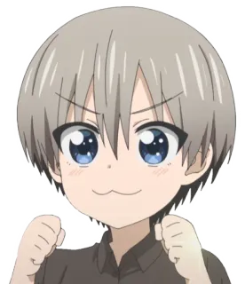 😀 Uzaki Hana Uzaki-chan Wants to Hang Out! Аниме, Узаки, Узаки-чан, Милые, Манга, Вайфу telegram sticker