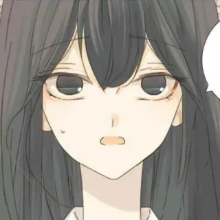 ⛲ Anime, Manga, Chica, Mujer, Retrato, Cara telegram sticker