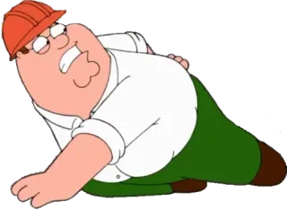 😒 Peter Griffin Family Guy 彼得·格里芬, 恶搞之家, 卡通, 搞笑, 动画 telegram sticker