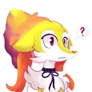 😅 คำถาม, สับสน, อนิเมะ, การ์ตูน, สีหน้า, สุนัข telegram sticker