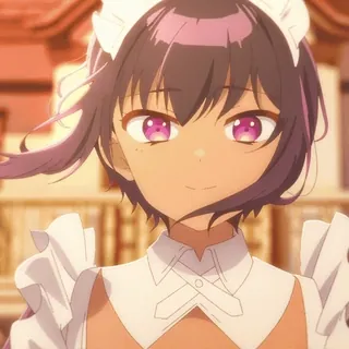 🙂 anime, maid, cute, girl, manga, cartoon telegram sticker