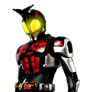 ⬛️ Kamen Rider kamen rider, superhero, anime, japanese, hero, tokusatsu, masked rider telegram sticker