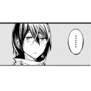 🔪 ...... Anime, Manga, Personaje, Expresión, Bocadillo telegram sticker