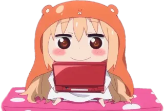 🙂 Аниме, Мультфильмы, Игры, Милый, Каваий, Оранжевый, Худи telegram sticker