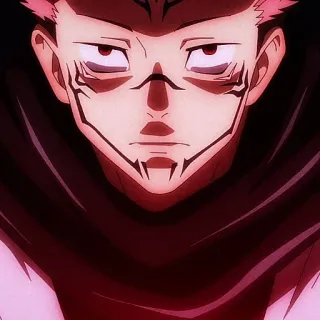 🎴 Ryomen Sukuna Jujutsu Kaisen Anime, Demon, Schurk, Vervloekte geest, Manga telegram sticker
