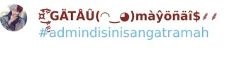 💜 GÄTÂÛ( ‾ʖ‾ )màÿõñäî$ telegram sticker