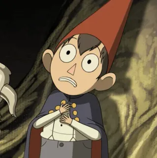 🍫 Wirt Over the Garden Wall 卡通, 沃特, 花园墙外, 动画, 角色 telegram sticker
