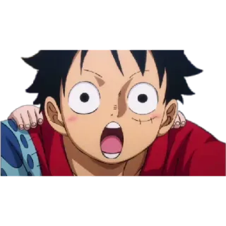 😁 Luffy One Piece アニメ, ワンピース, ルフィ, 漫画 whatsapp sticker