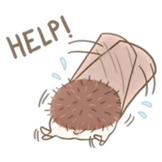 Muffin The Hedgehog (FULL) [ENG] @WSZB_Stickers telegram stickers