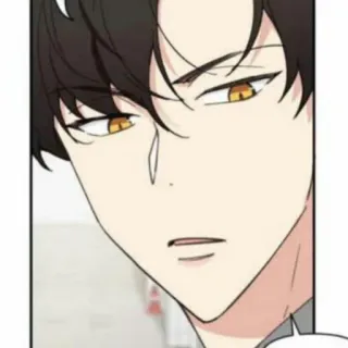 🎗 アニメ, 男, ポートレート, 顔, 漫画 telegram sticker