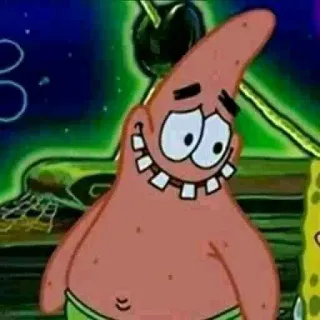 🤔 Patrick Star Spongebob Squarepants cartoon, patrick, star, spongebob, character, nickelodeon whatsapp sticker