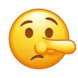 🧸 Emoji, kebohongan, berbohong, hidung panjang, Pinokio, penipuan, ketidakbenaran whatsapp sticker