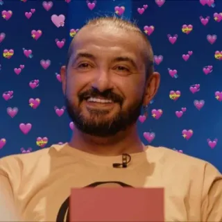 🥰 đàn ông, nụ cười, gương mặt, người, chân dung telegram sticker