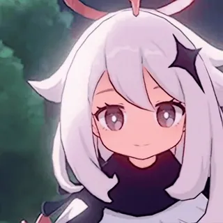 🍥 Paimon Genshin Impact 动漫, 游戏, 可爱, 角色 whatsapp sticker