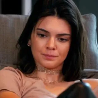 😑 Kendall Jenner donna, persona, ritratto, celebrità, modella telegram sticker