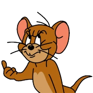 😊 Jerry Tom and Jerry desenho animado, Jerry, dedo do meio, ofensivo, rato, animado whatsapp sticker