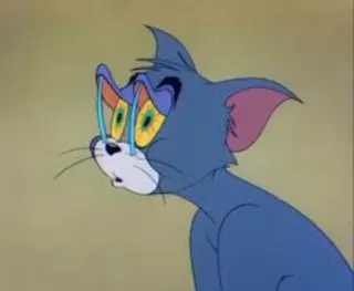 🔗 Tom Cat Tom and Jerry Hoạt hình, Mèo, Tom, Meme, Buồn cười, Buồn telegram sticker