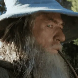 💍 Gandalf Lord of the Rings Gandalf, Senhor dos Anéis, Mago, Fantasia, Cachimbo, Terra Média whatsapp sticker