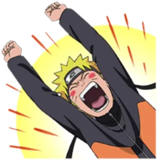 🥳 Naruto Uzumaki Naruto Аниме, Манга, Мультфильм, Наруто, Персонаж, Узумаки, Сёнен telegram sticker