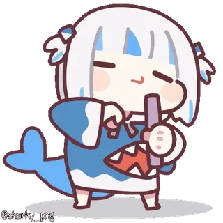 @Sharkhd Gawr Gura whatsapp stickers