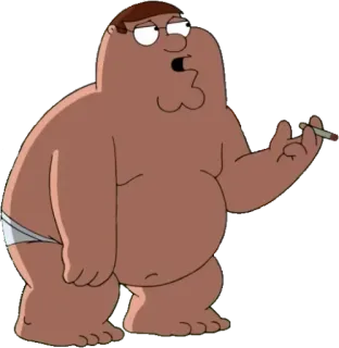 😗 Peter Griffin Family Guy 卡通, 喜剧, 幽默, 成人动画 telegram sticker