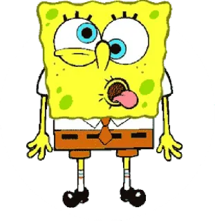😜 SpongeBob SquarePants dessin animé, Nickelodeon, SpongeBob, drôle, personnage telegram sticker