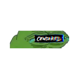 😂 Pepe the Frog CENSORED Meme, Pepe, Censurado, Meme de Internet, Rana whatsapp sticker