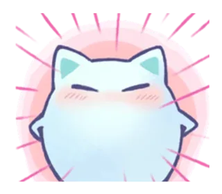😆 lucu, kucing, binatang, kawaii, stiker whatsapp sticker