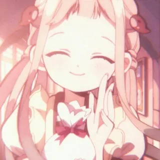 🐇 Yashiro Nene Toilet-bound Hanako-kun Anime, Manga, Mignon, Écolière, Souriant telegram sticker
